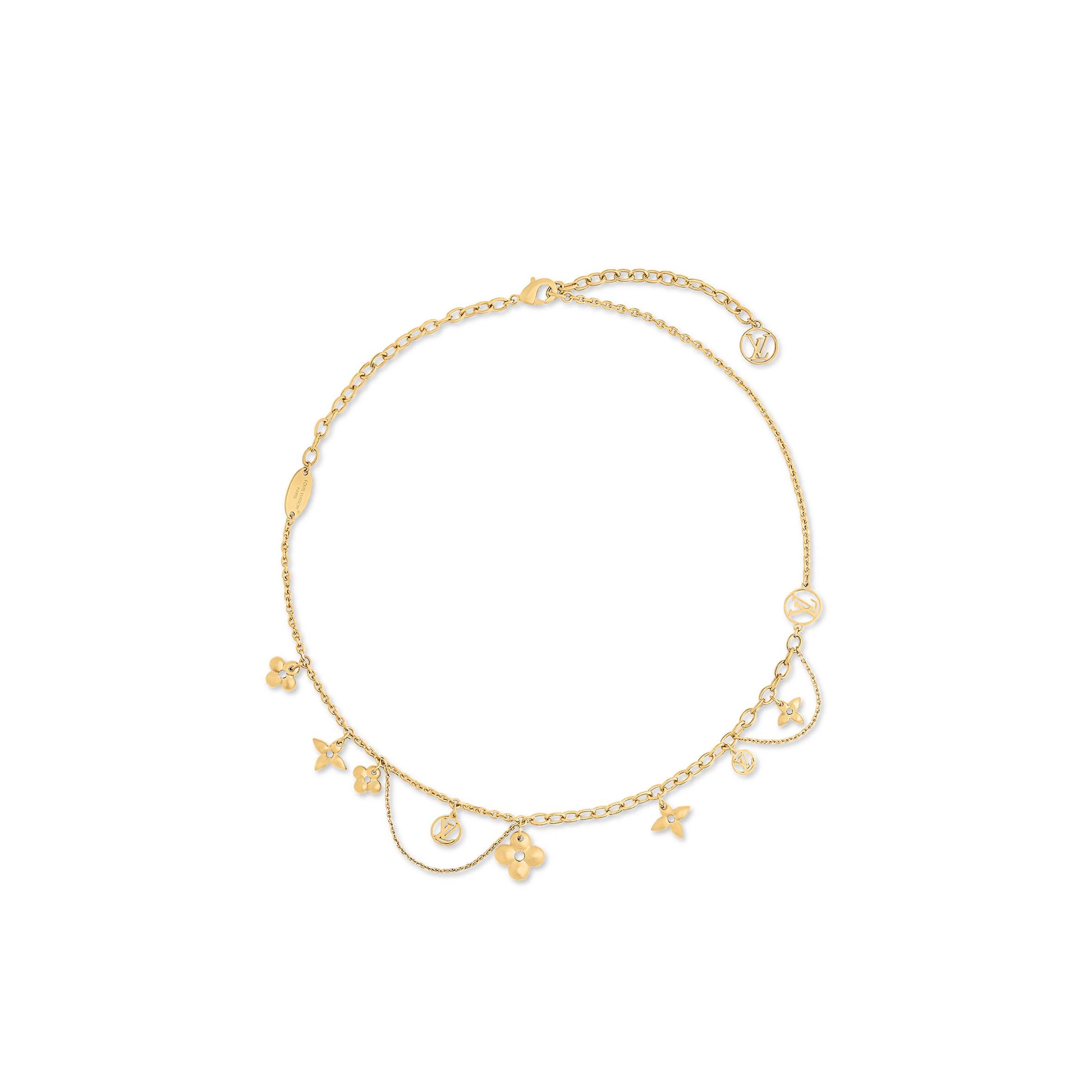 LOUIS VUITTON BLOOMING SUPPLE NECKLACE M90736 LOUIS VUITTON BLOOMING SUPPLE NECKLACE M90736